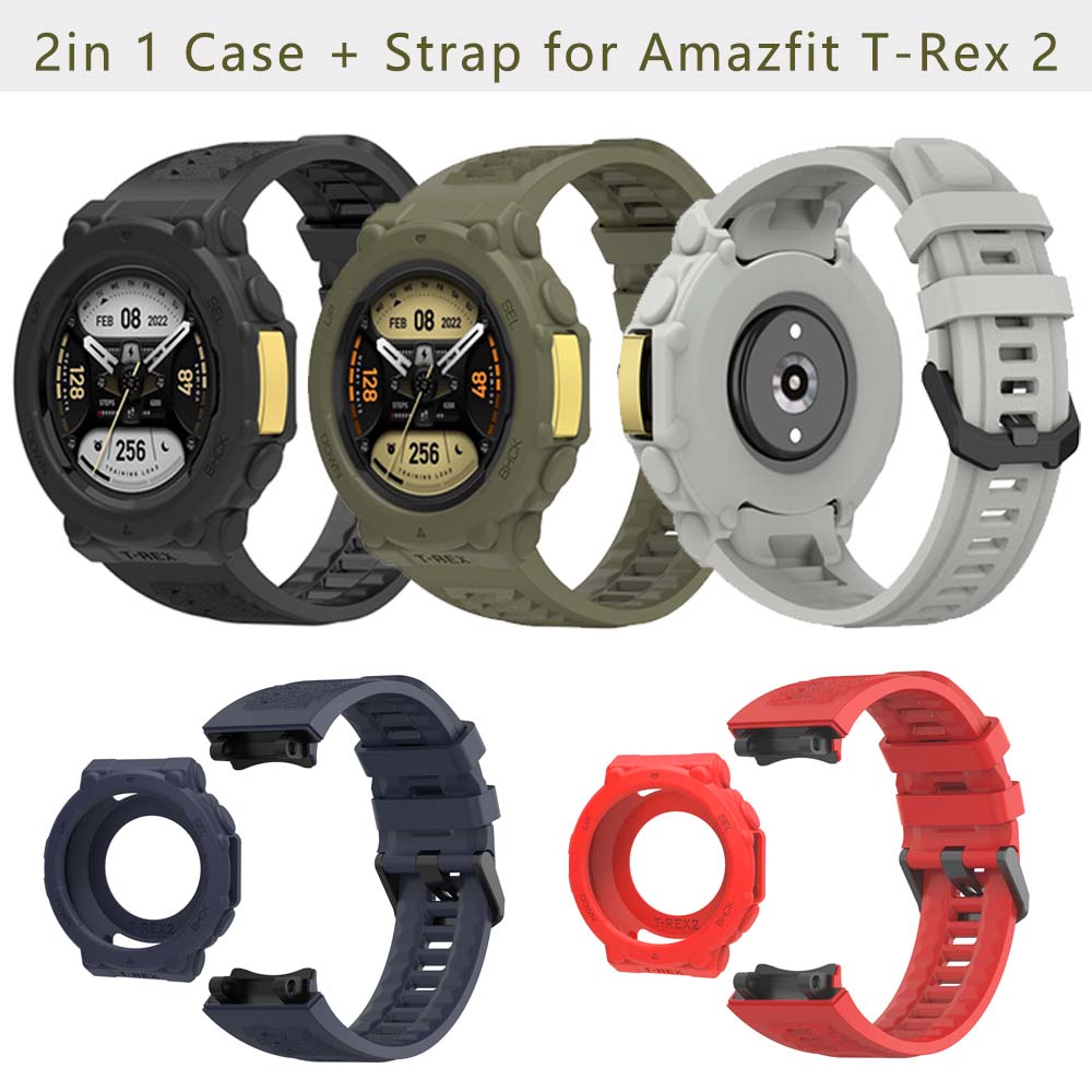 Smartwatch Watches Amazfit - Pulseira e capa de silicone para
