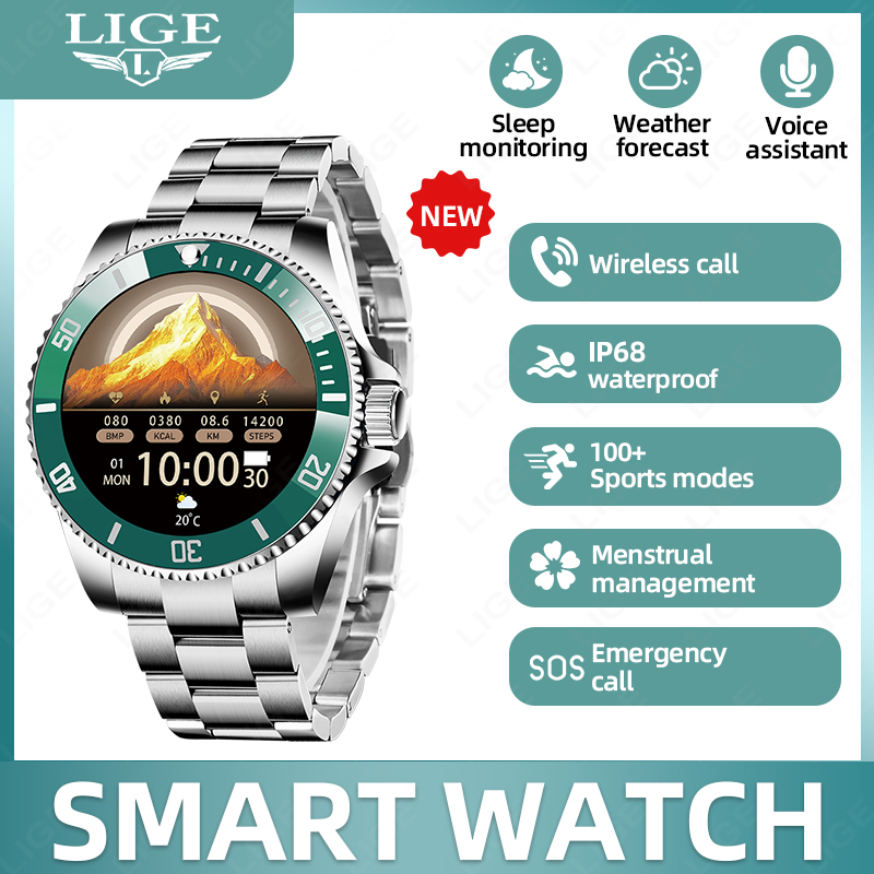 Hybrid Smartwatch - Relógio Inteligente LIGE 2026, Monitor de