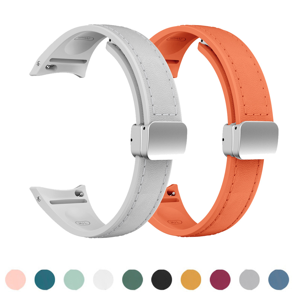 Smartwatch Slim Watches For Men - Pulseira de couro genuíno + silicone