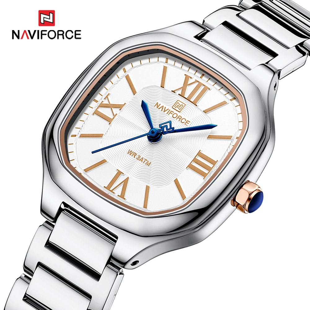 Minimalist Thin Watch - Naviforce relógio feminino de luxo, mostrador