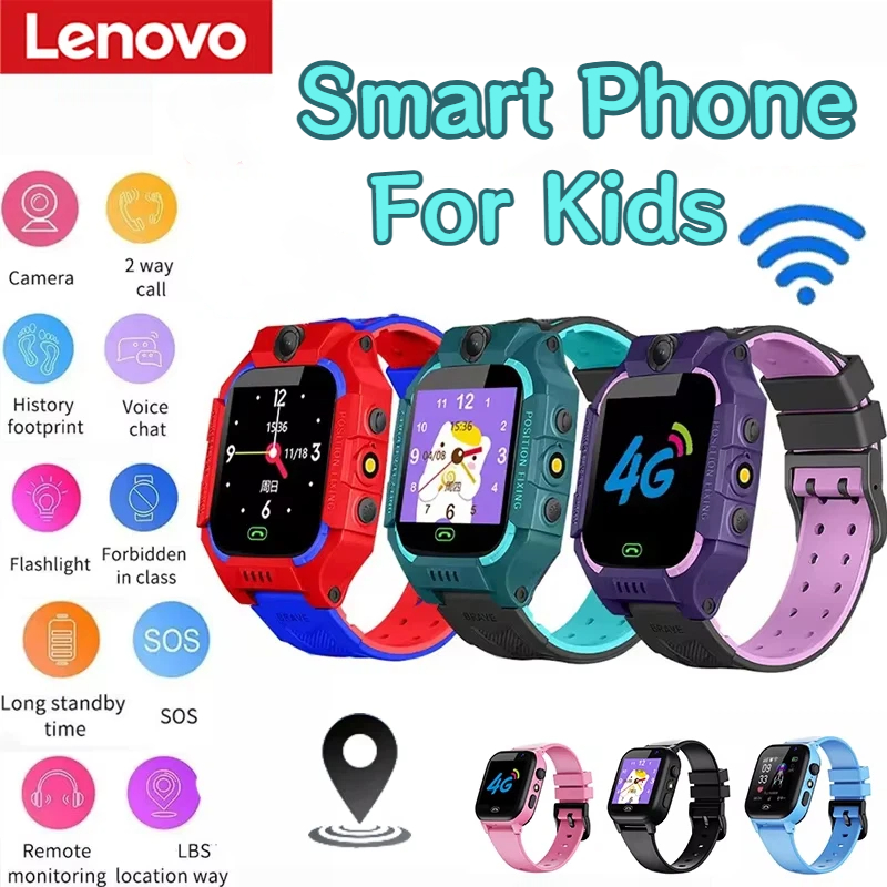 Smartwatch Watches For 12 Year Old Boy - Relógio Inteligente Infantil Lenovo à Prova