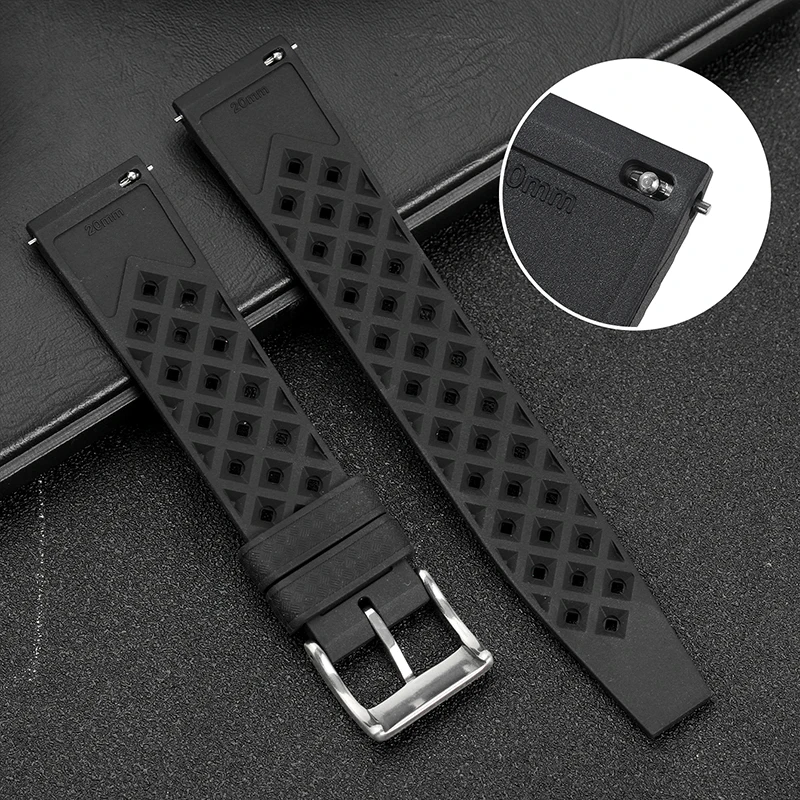 Smartwatch Casio Watches For Men - Pulseira de relógio de borracha tropical