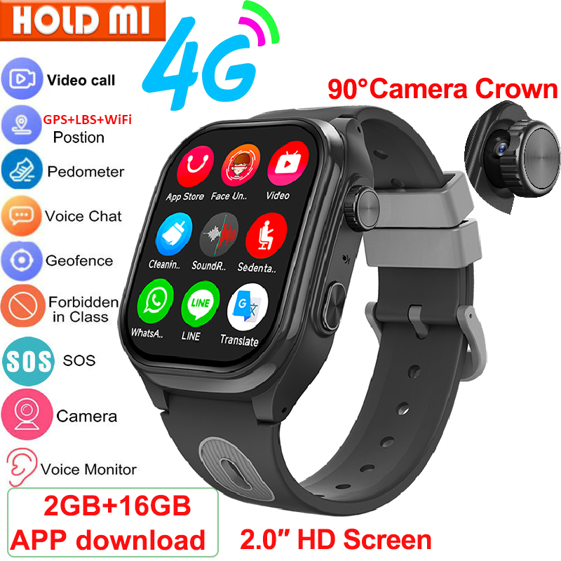 Smartwatch Watches For 12 Year Old Boy - Crianças relógio inteligente 4g gps wifi
