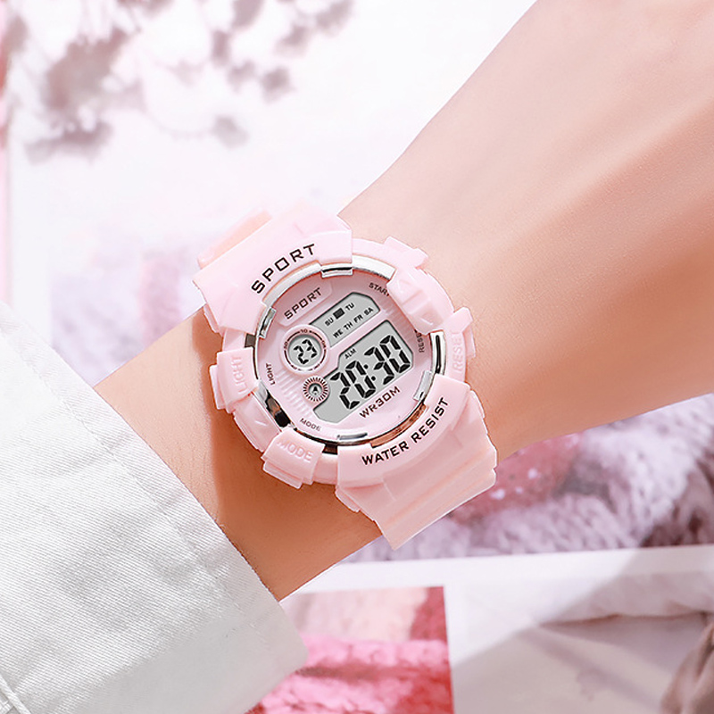 Smartwatch Watches For Children - Moda crianças relógios luminosos à prova