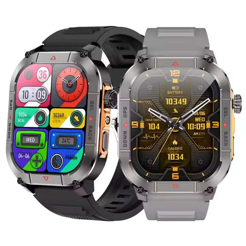 Smartwatch Health Watches - Novo hk84 relógio inteligente masculino amoled
