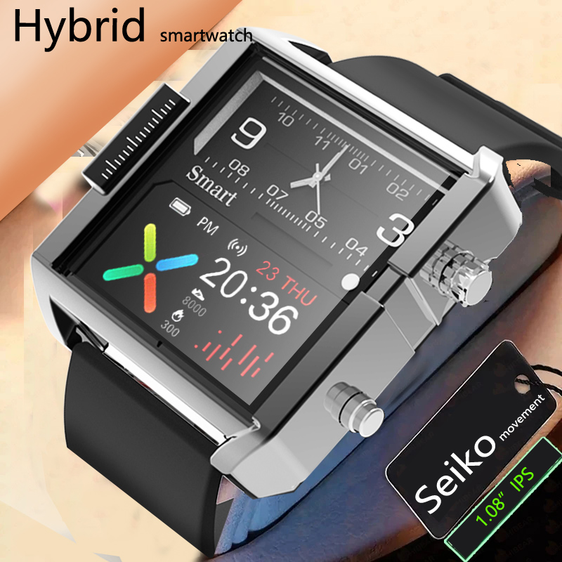 Hybrid Smartwatch - Smartwatch híbrido T9 com monitor de
