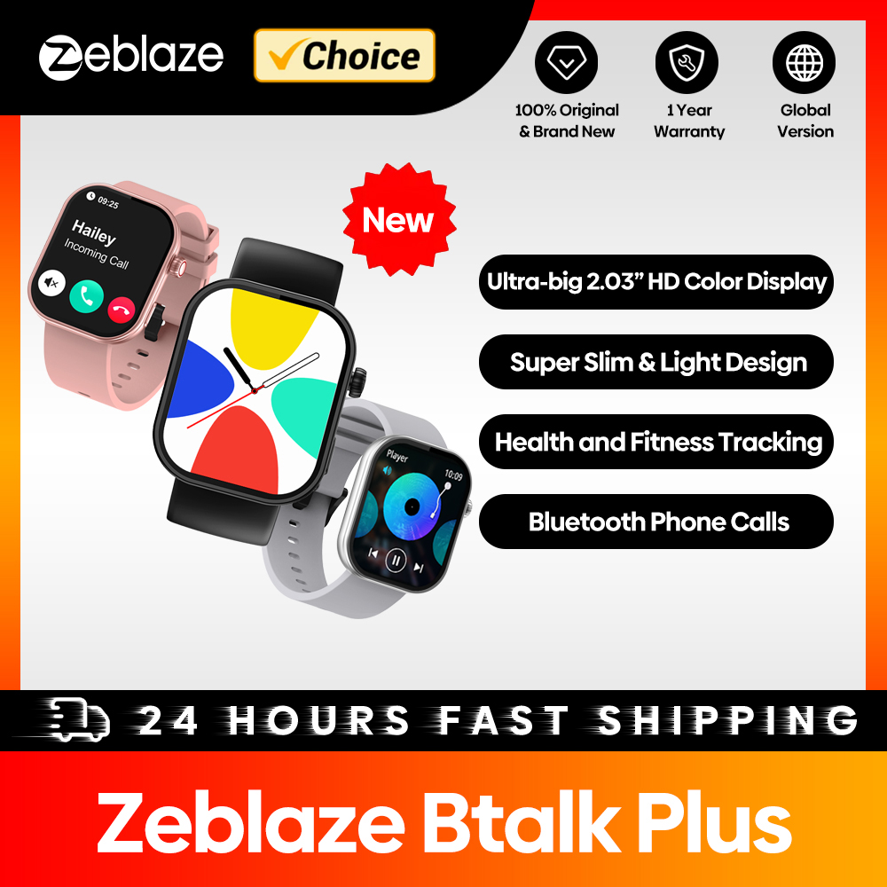 Hybrid Smartwatch - Novo zeblaze btalk plus chamada de