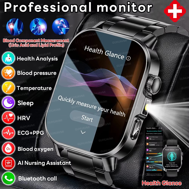 Smartwatch Health Watches - Novo Relógio Inteligente de Diagnóstico de