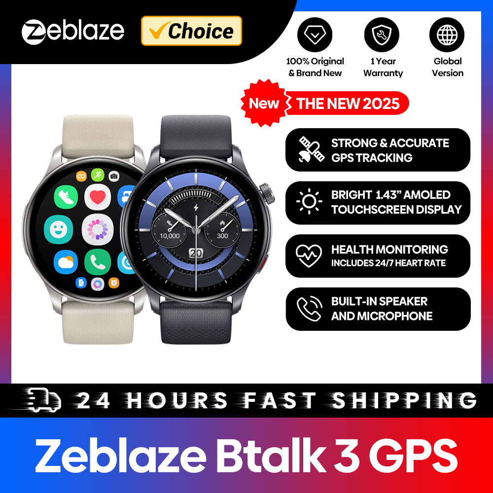 Hybrid Smartwatch - Novo zeblaze btalk 3 gps smartwatch