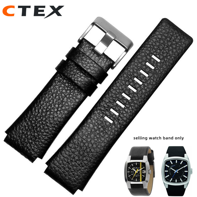Diesel Watches Smartwatch - cowhide watchband for diesel DZ1089 DZ1123