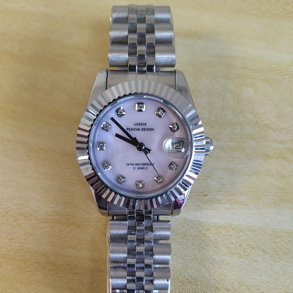 Lgxige cristal feminino pulsei - Minimalist Thin Watch avaliação e preço