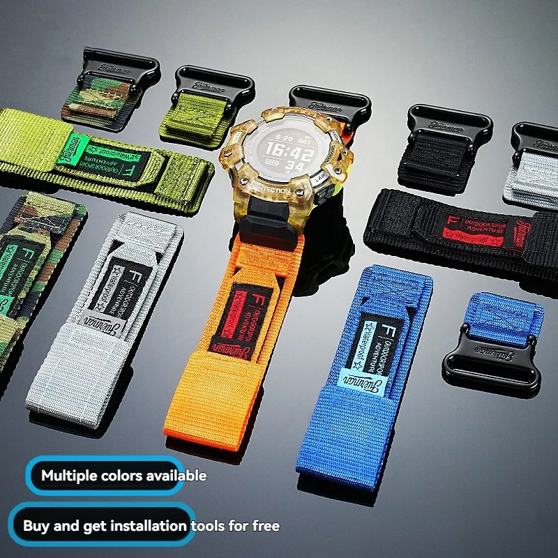 Gbd h1000 pulseira de lona par - Smartwatch Casio Watches For Men avaliação e preço
