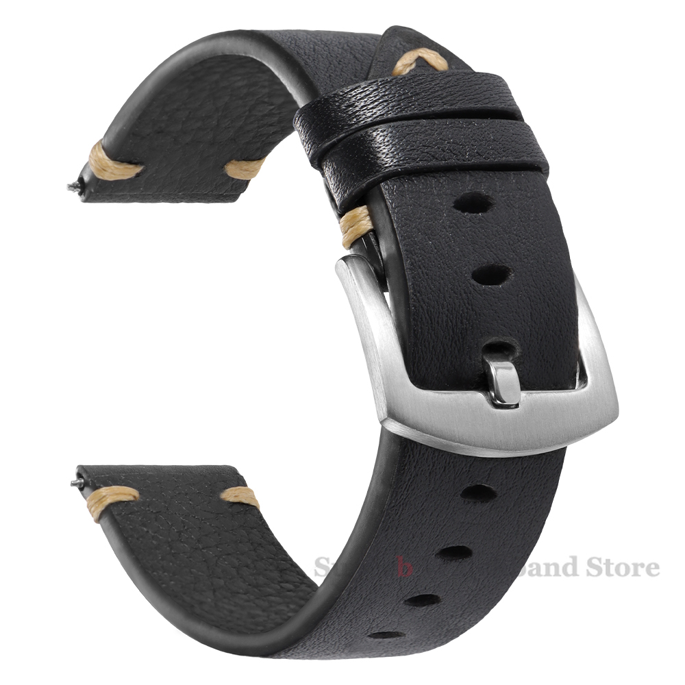 Pulseiras de couro genuíno par - Smartwatch Vintage Watches For Men avaliação e preço