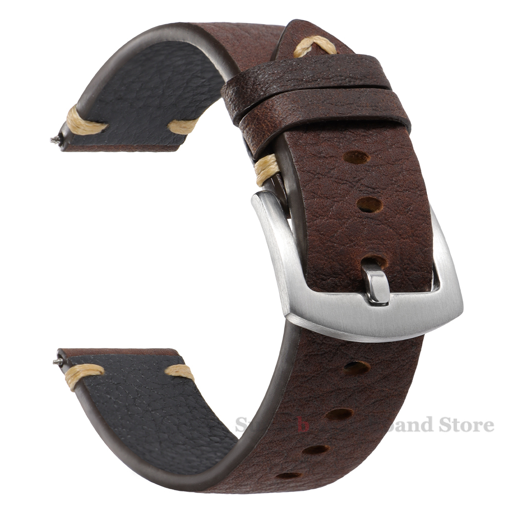 Pulseiras de couro genuíno par - Smartwatch Vintage Watches For Men avaliação e preço