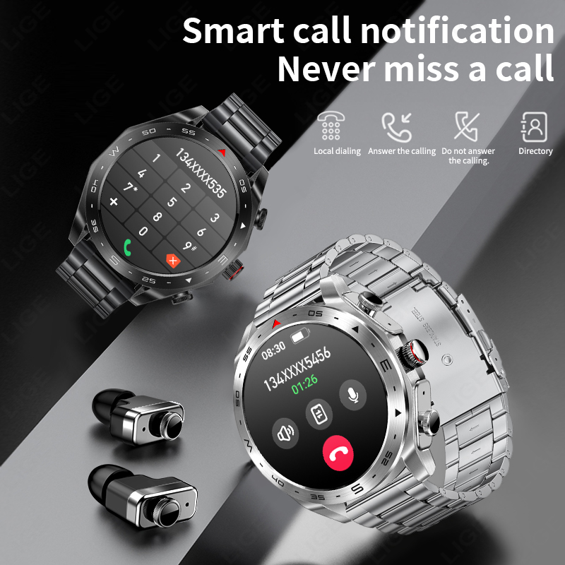 Fones de Ouvido LIGE TWS Bluet - Smartwatch Noise Watches avaliação e preço