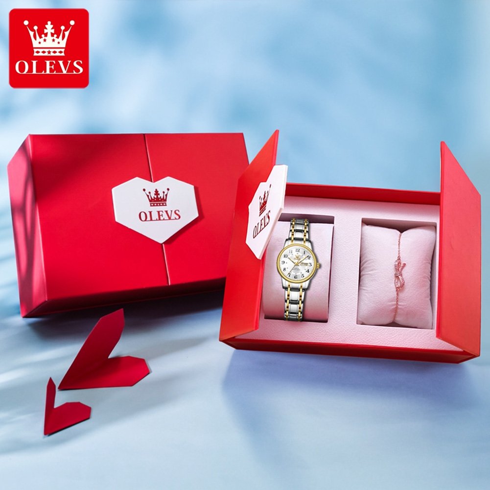 Olevs 2891 marca de luxo moda  - Anti-Magnetic Watch avaliação e preço