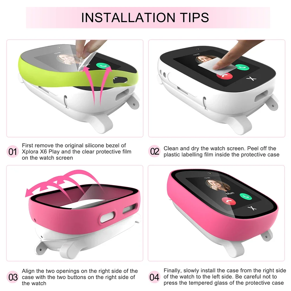 Capa para xploar x6 play crian - Smartwatch Watches For Children avaliação e preço