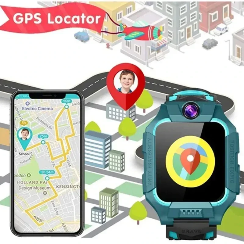 Lenovo crianças relógio inteli - Smartwatch Watches For Children avaliação e preço