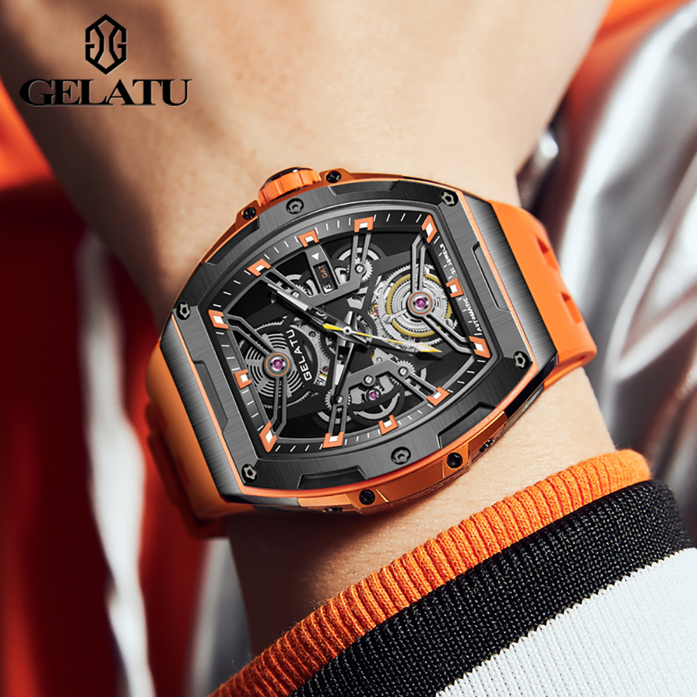 Gelatu relógios masculinos ten - Anti-Magnetic Watch avaliação e preço
