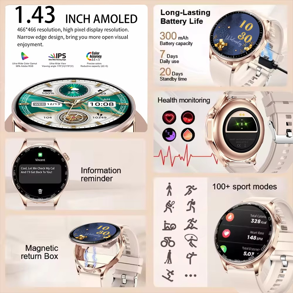 Daorkow smartwatch t98 bluetoo - Smartwatch Noise Watches avaliação e preço