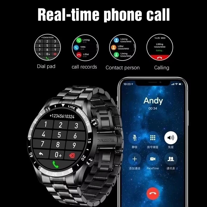 Lige nova chamada bluetooth re - Hybrid Smartwatch avaliação e preço