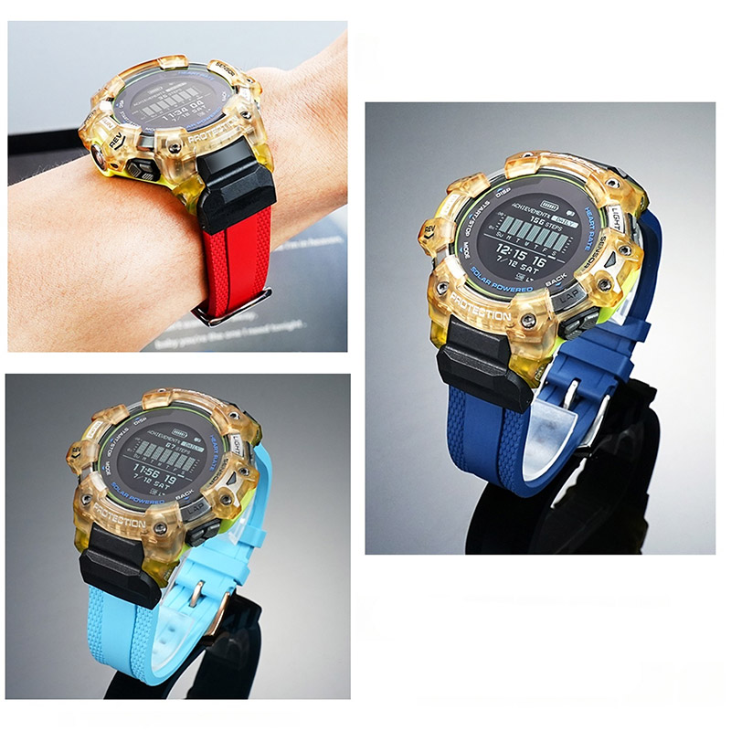 Fkm pulseira de borracha para  - Smartwatch Casio Watches For Men avaliação e preço