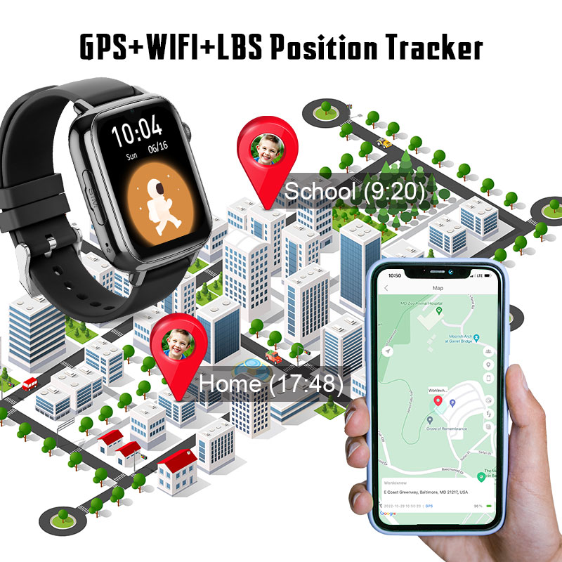 Wonlex kt34 relógio inteligent - Smartwatch Watches For Children avaliação e preço