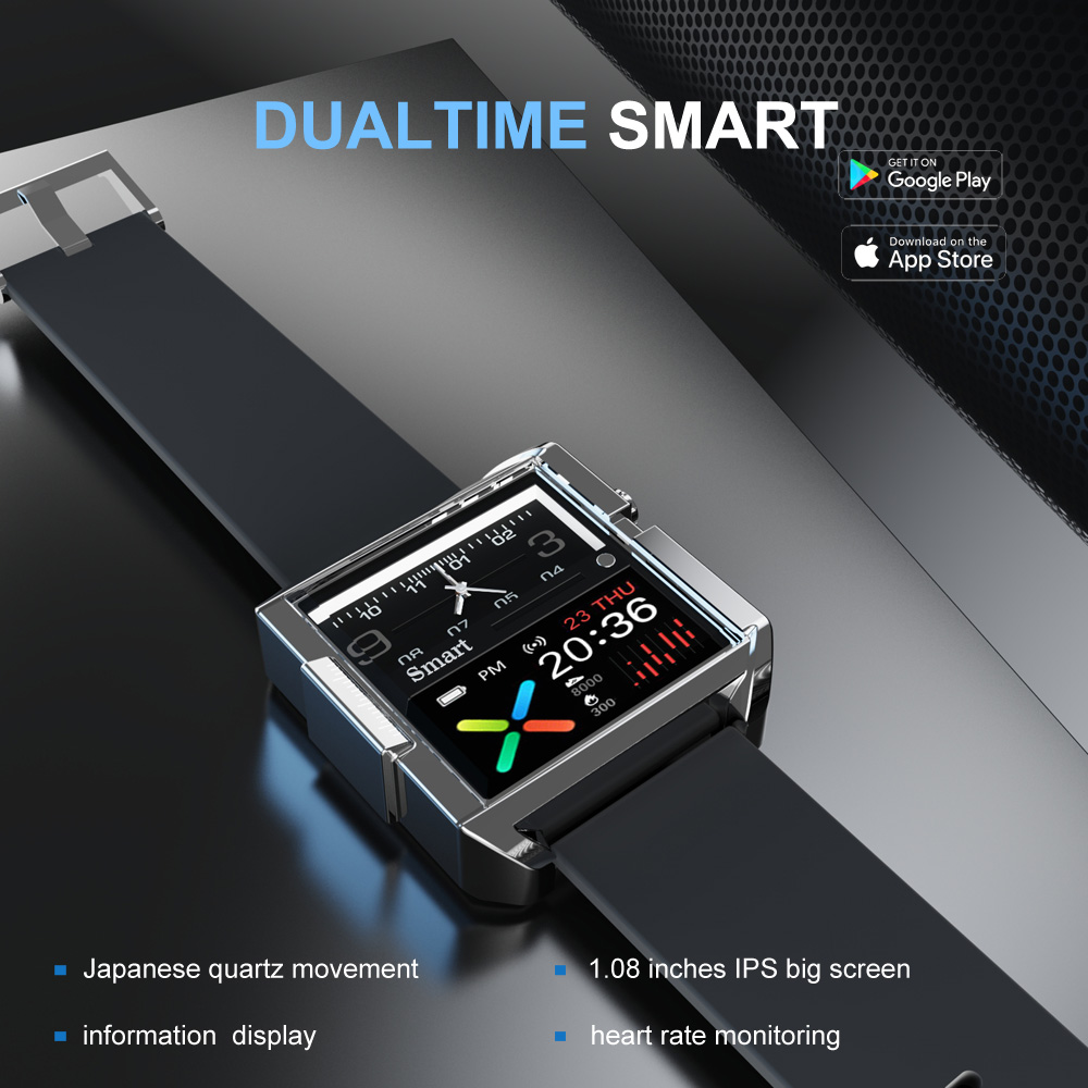 Smartwatch híbrido T9 com moni - Hybrid Smartwatch avaliação e preço