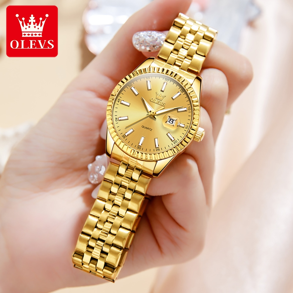 OLEVS-Relógio Quartzo À Prova  - Minimalist Thin Watch avaliação e preço