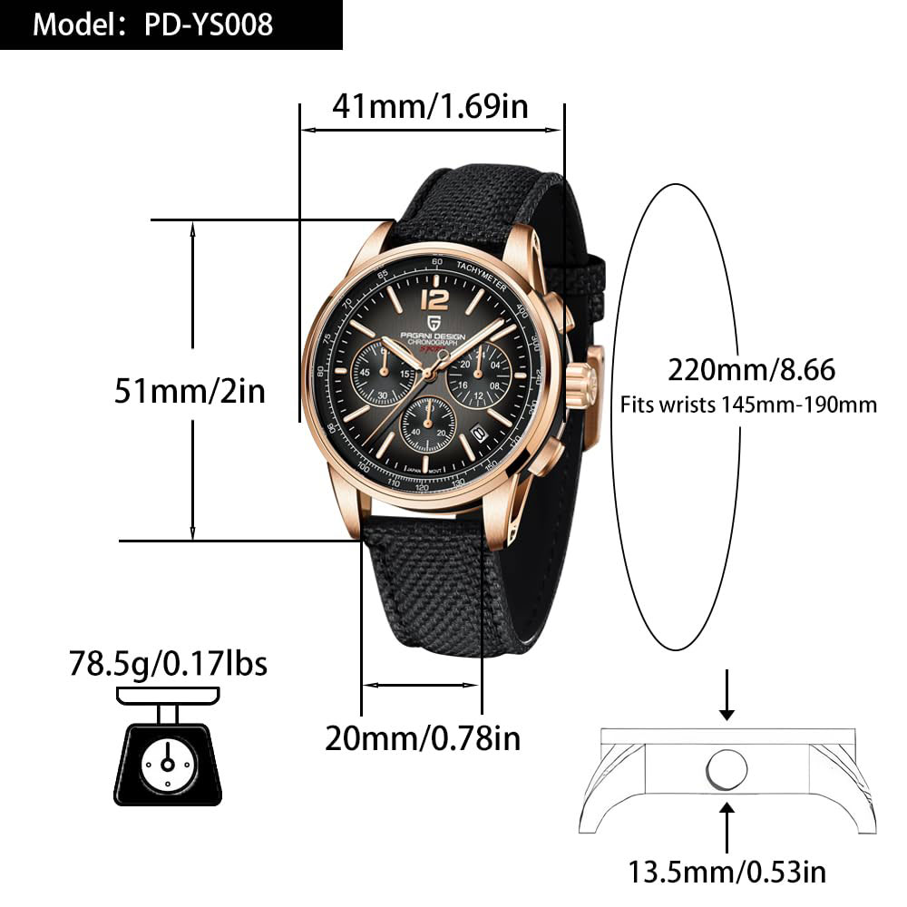 Pagani design novo relógio mas - Anti-Magnetic Watch avaliação e preço