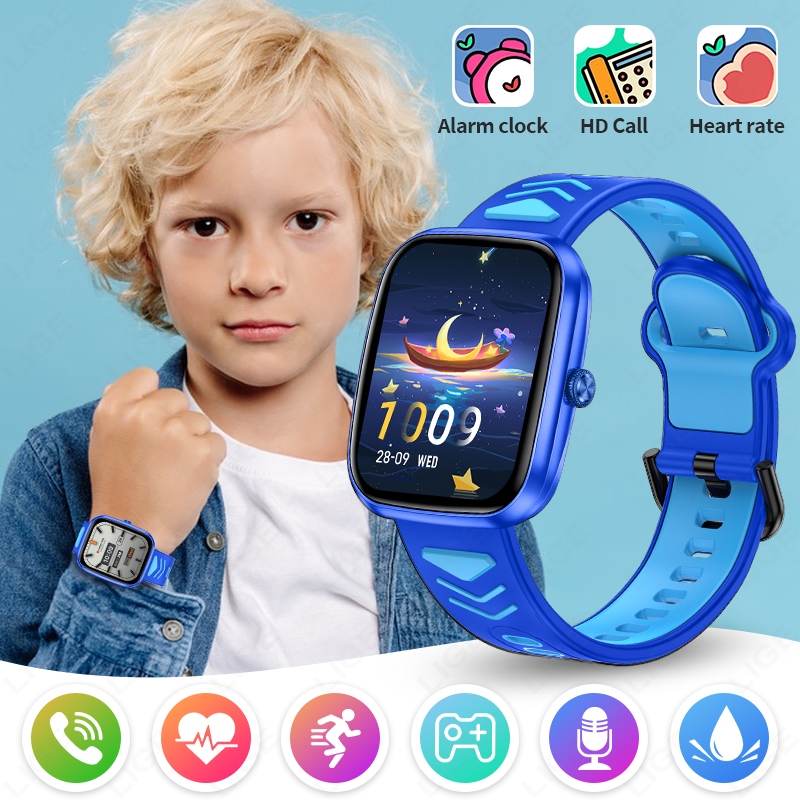 Lige 2025 crianças relógio int - Smartwatch Watches For 12 Year Old Boy avaliação e preço