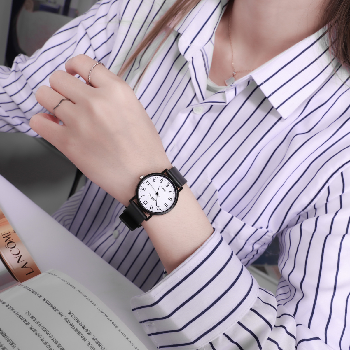 Yikaze relógio de pulso femini - Minimalist Thin Watch avaliação e preço