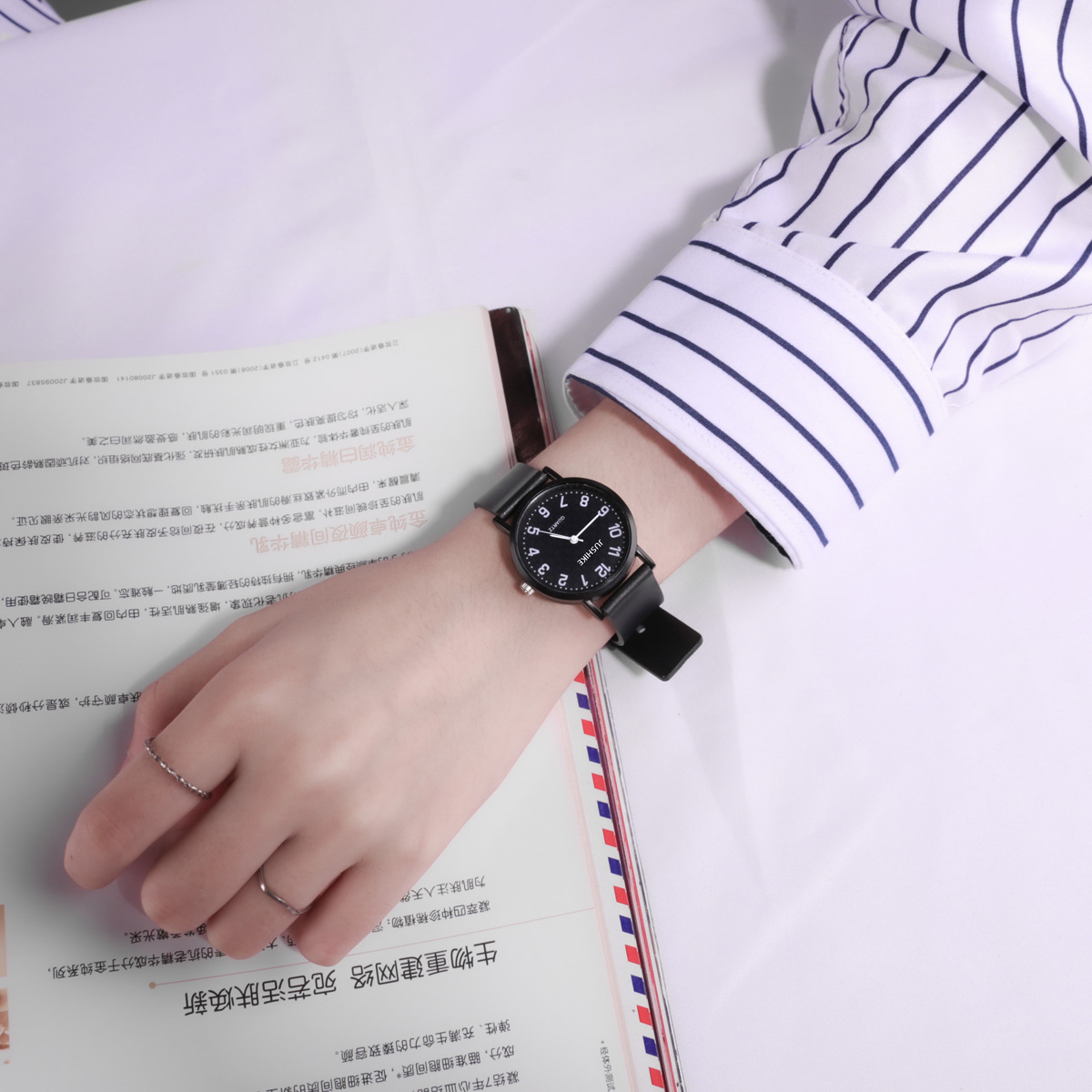 Yikaze relógio de pulso femini - Minimalist Thin Watch avaliação e preço