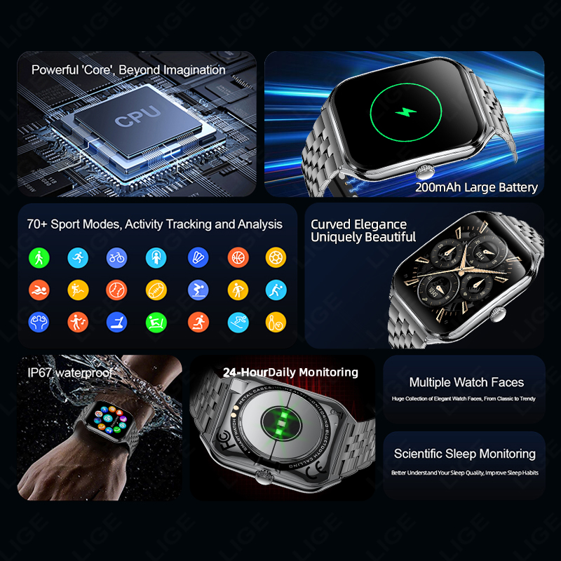 Relógio Inteligente Ultra-Fino - Smartwatch Slim Watches For Men avaliação e preço
