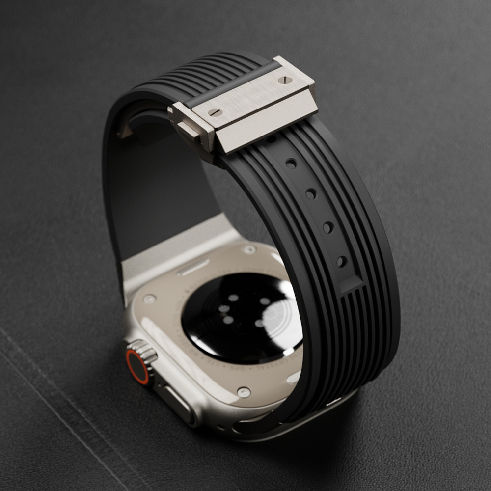 Pulseira de silicone para appl - Smartwatch Slim Watches For Men avaliação e preço