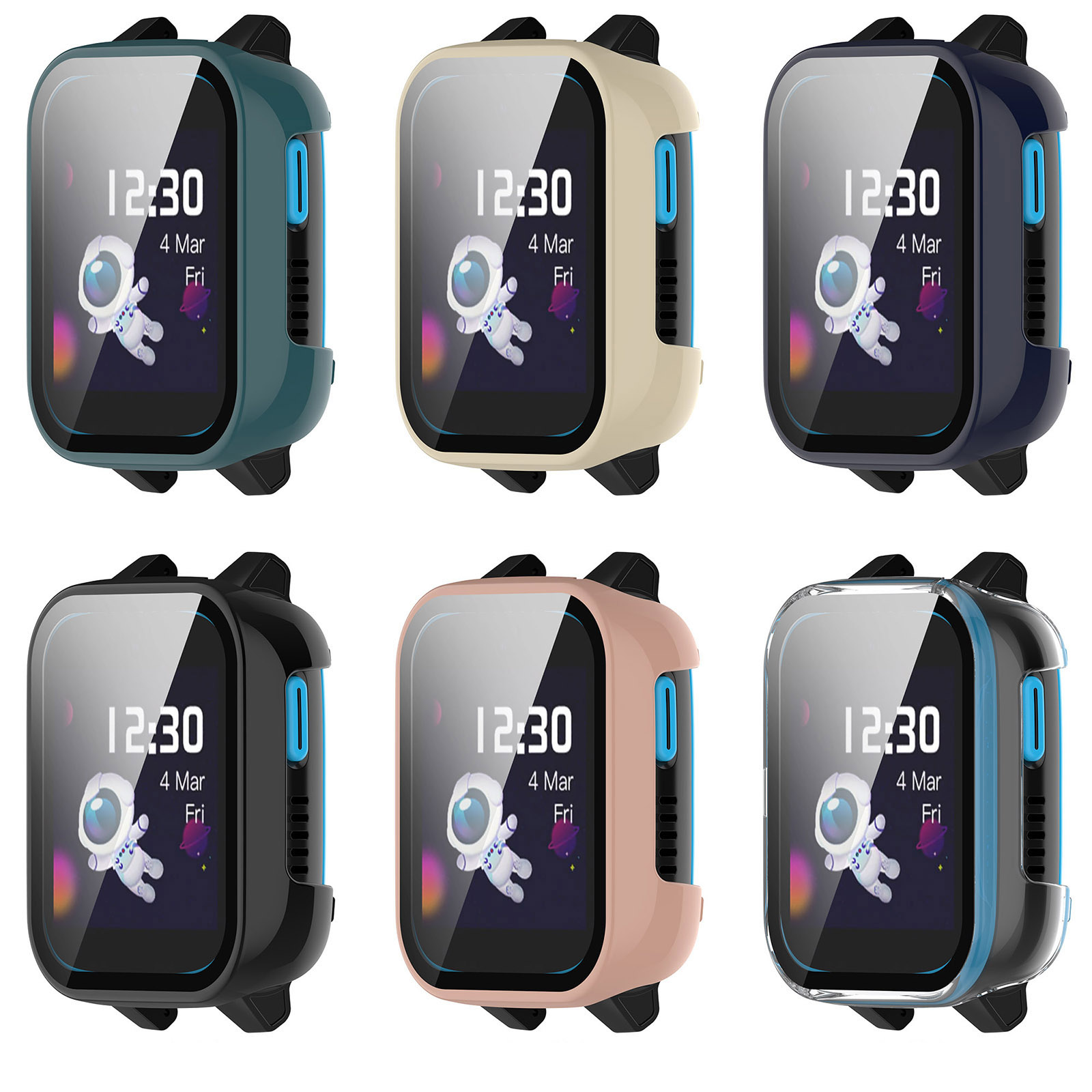 Hard Edge Shell Glass Screen P - Smartwatch Watches For Children avaliação e preço