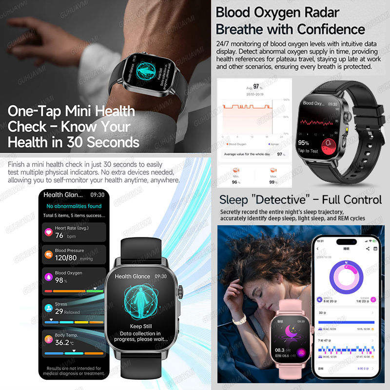 GUHUAVMI 2026 Novo Smartwatch  - Smartwatch Health Watches avaliação e preço
