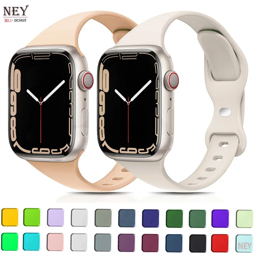 Pulseira de silicone fina para - Smartwatch Slim Watches For Men avaliação e preço