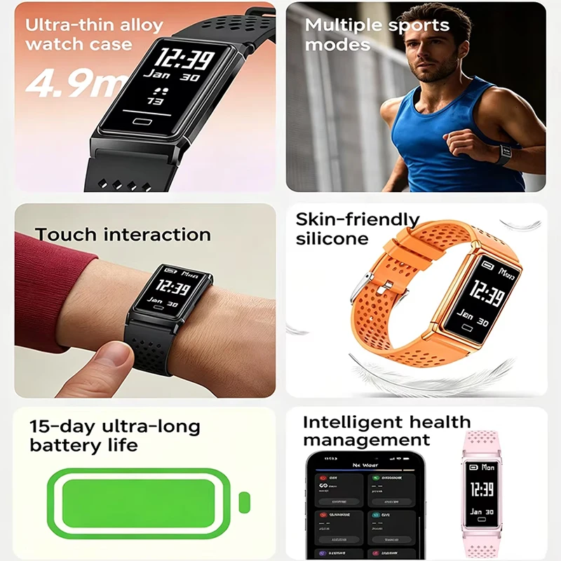 LIGE Nova Pulseira Inteligente - Smartwatch Slim Watches For Men avaliação e preço