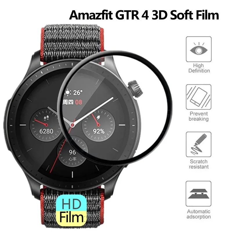 HD Curvo Anti-Scratch Filme pa - Smartwatch Watches Amazfit avaliação e preço