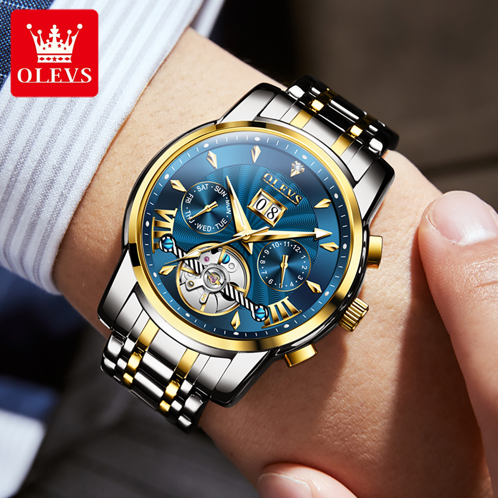 Olevs relógios masculinos de l - Anti-Magnetic Watch avaliação e preço
