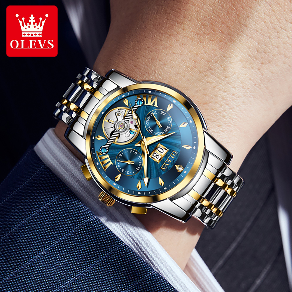Olevs relógios masculinos de l - Anti-Magnetic Watch avaliação e preço