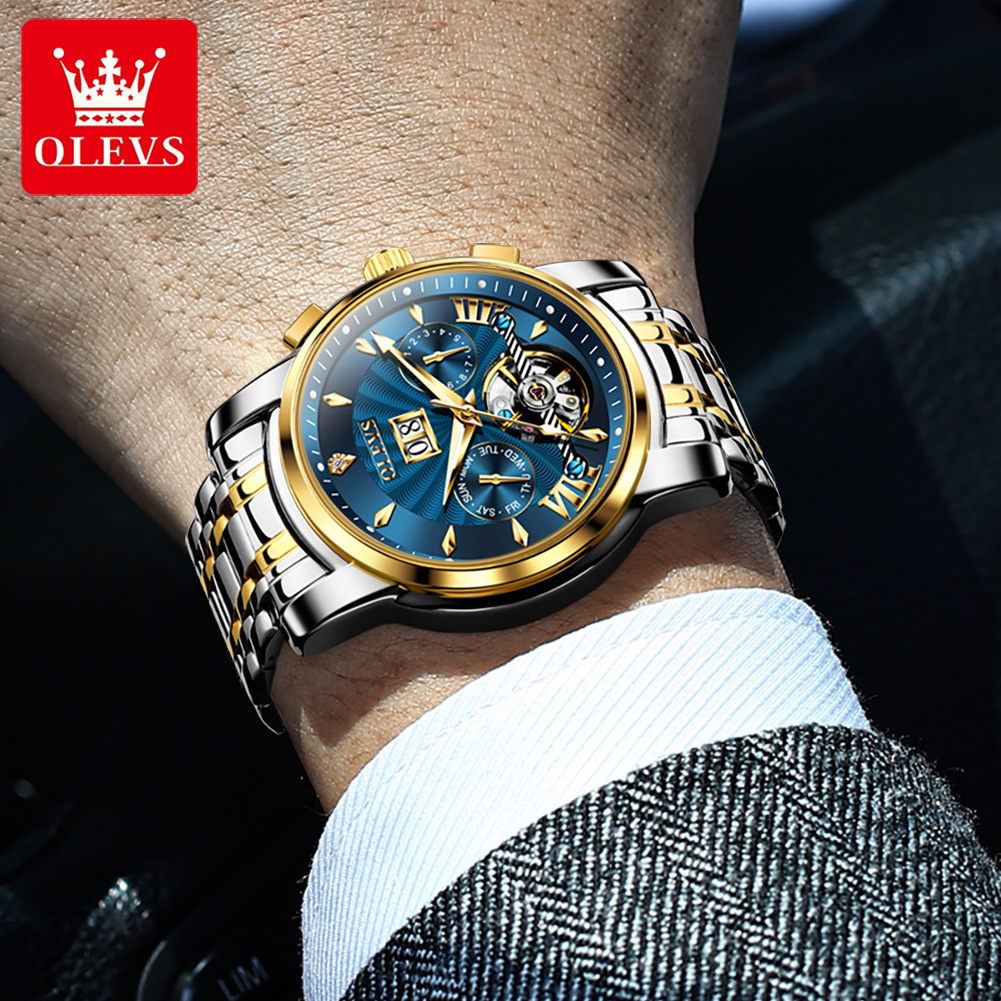 Olevs relógios masculinos de l - Anti-Magnetic Watch avaliação e preço
