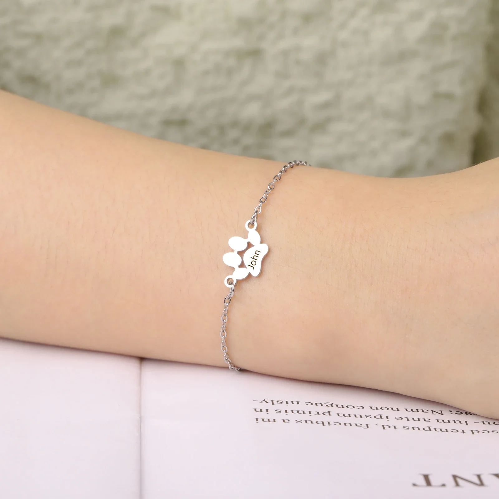 Bonito na moda cão gato pata n - Bracelet Link Remover avaliação e preço