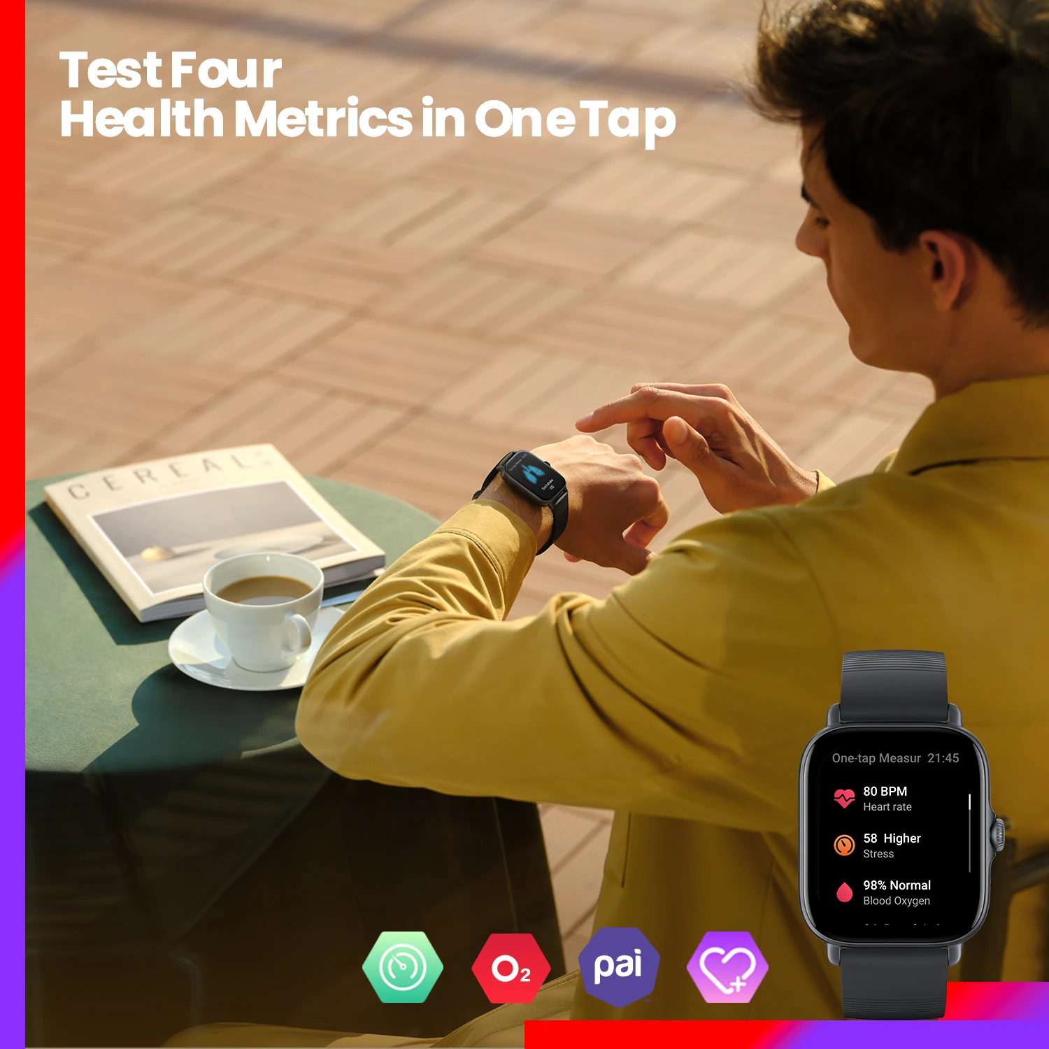 Smartwatch Amazfit GTS 3, à pr - Smartwatch Refurbished Watches avaliação e preço