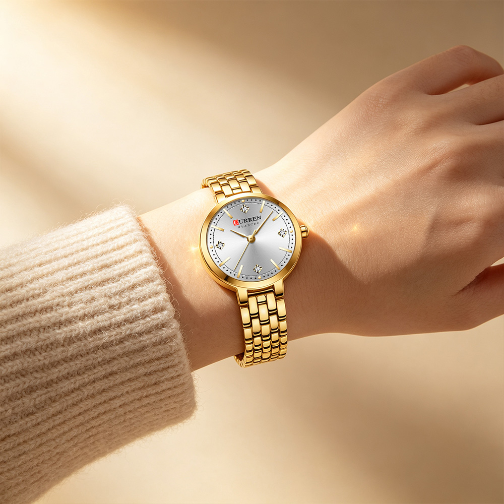 Relógio de pulso feminino mini - Minimalist Thin Watch avaliação e preço