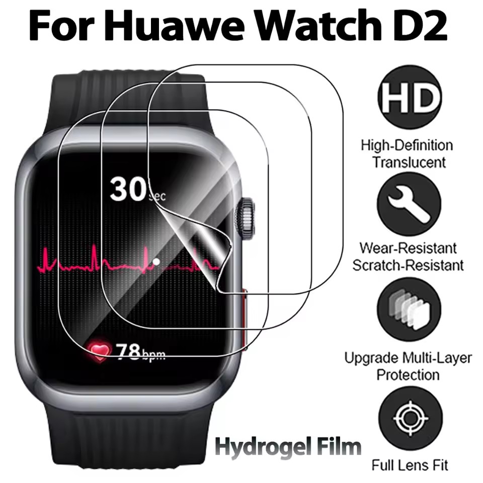 3 pçs tpu filmes de hidrogel p - Smartwatch Watch Huawei avaliação e preço