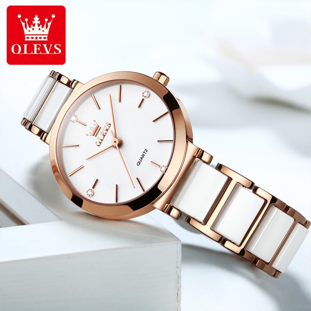 OLEVS-Relógio De Pulso De Quar - Minimalist Thin Watch avaliação e preço