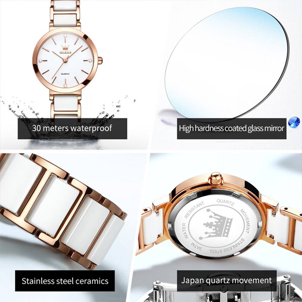 OLEVS-Relógio De Pulso De Quar - Minimalist Thin Watch avaliação e preço